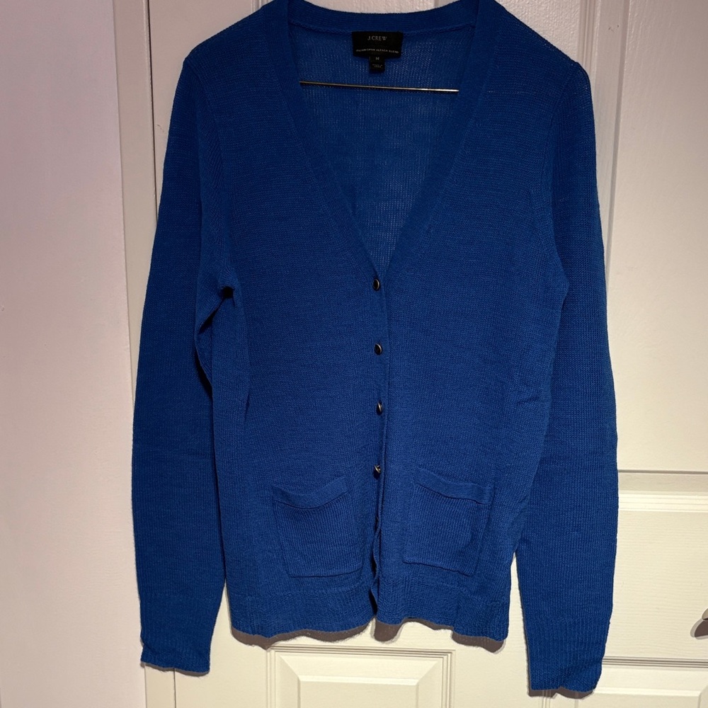 J. Crew Blue Women's Cardigan Sweater
